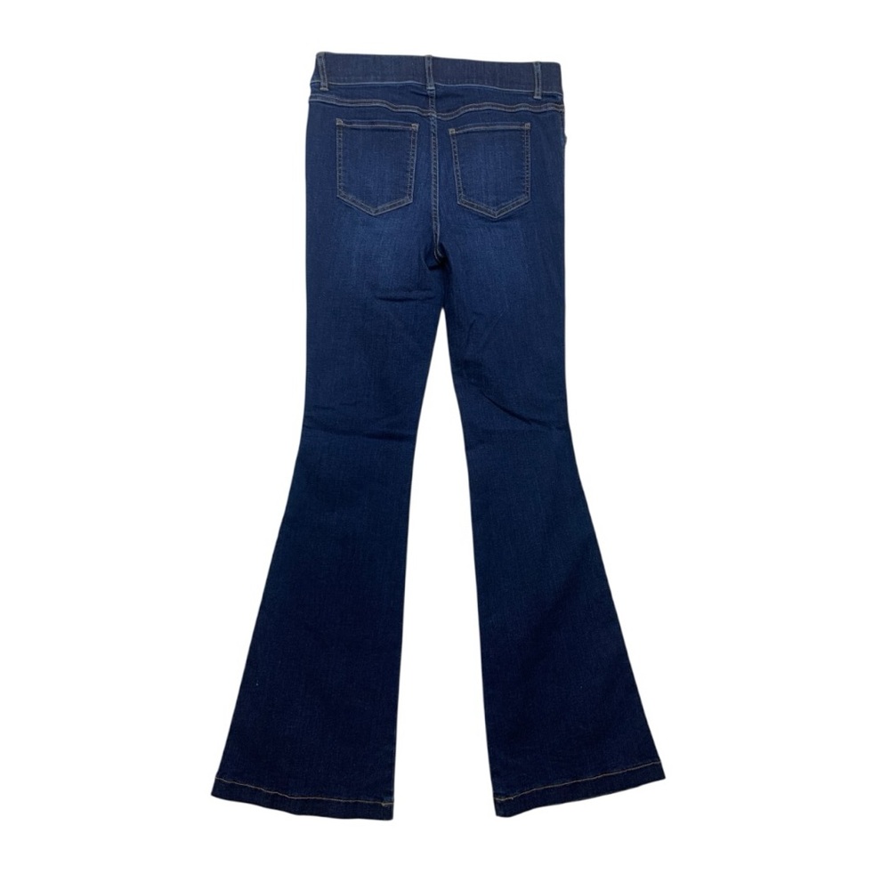SPANX  size medium pull on flare jeans dark wash slimming casual - Picture 11 of 11